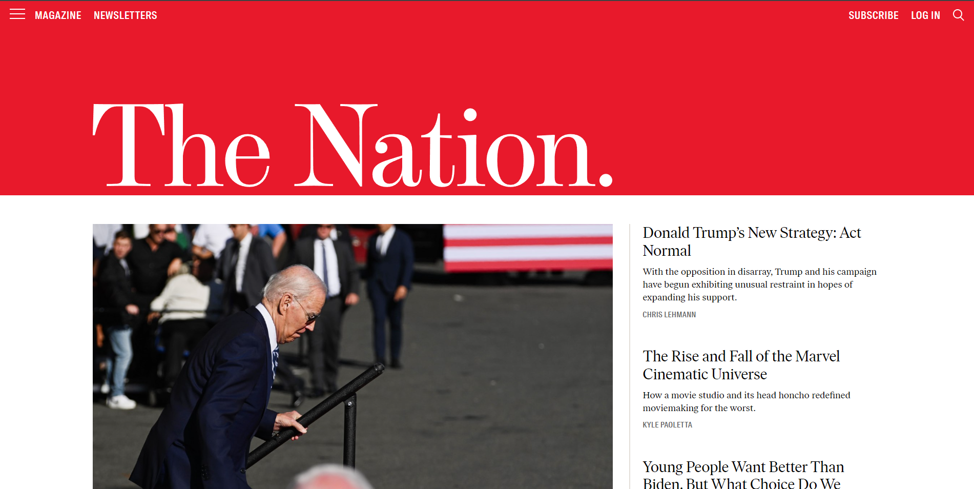 The Nation Homepage